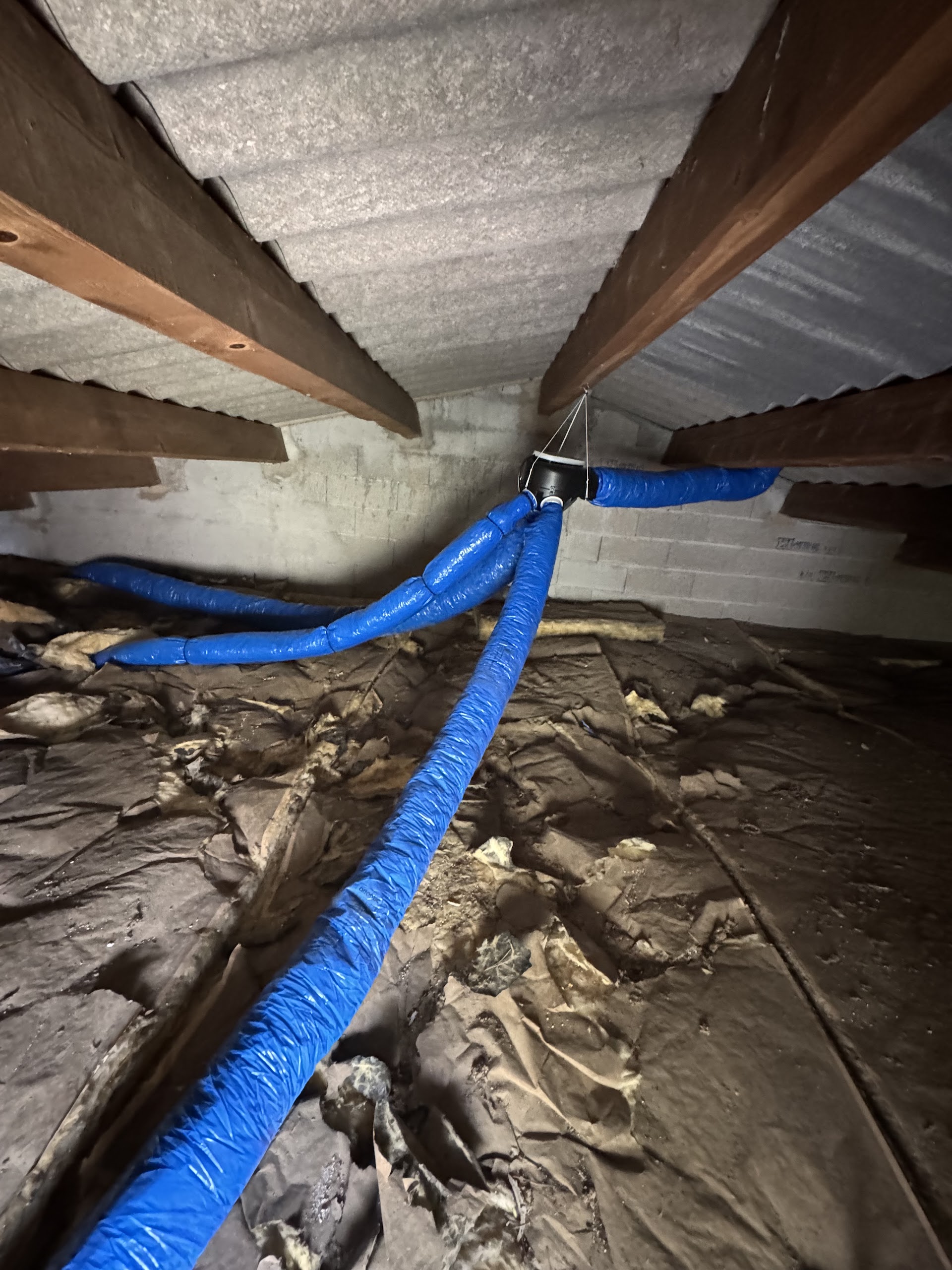 Réseau de gaines de ventilation